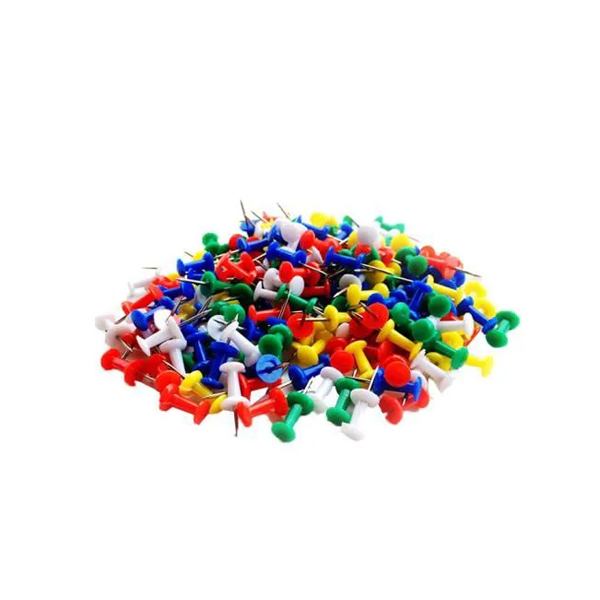 Boîte de punaise de 50 PCS colorées