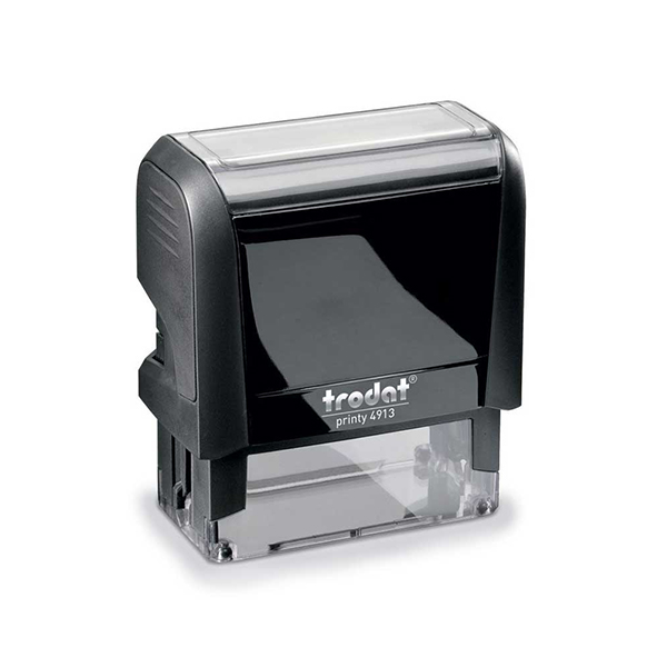 Cachet printy encrier Bleu 4913 Noir TRODAT Réf: 43180