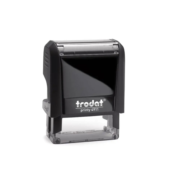 Cachet printy encrier Bleu 4911 Noir TRODAT Réf : 43076